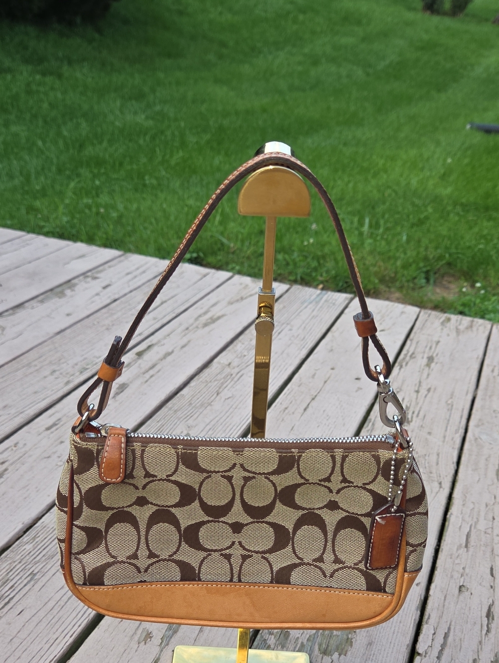 Vintage Y2k Coach Signature Demi Shoulderbag 6094 2001 $400 Retail GUC